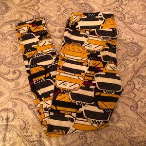 LuLaRoe NYC taxi leggings